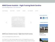 Tablet Screenshot of flightschoolnc.com